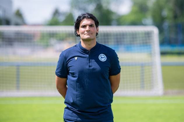 Daniel Jara co-coach DSC Arminia Bielefeld 3 Liga, portrait date 2024 2025