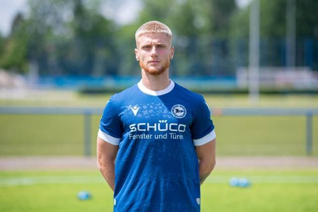 Louis Oppie DSC Arminia Bielefeld 3 Liga, portrait date 2024 2025