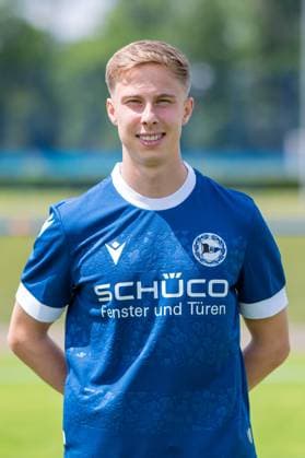 Sam Schreck DSC Arminia Bielefeld 3 Liga, portrait date 2024 2025