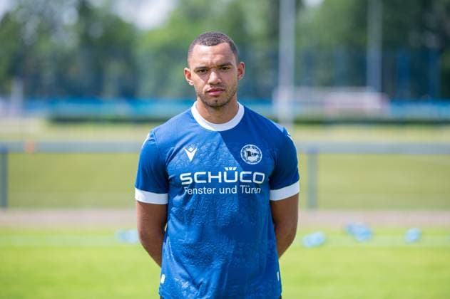 Jeredy Hilterman DSC Arminia Bielefeld 3 Liga, portrait date 2024 2025