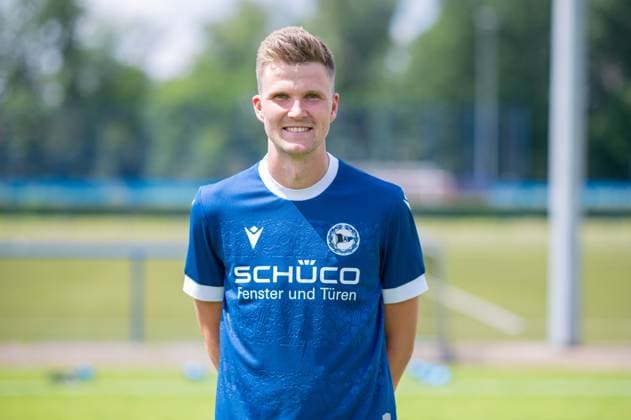 Lukas Kunze DSC Arminia Bielefeld 3 Liga, portrait date 2024 2025