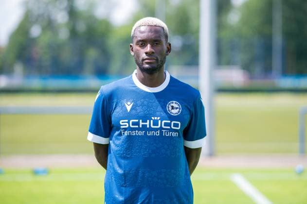 Merveille Biankadi DSC Arminia Bielefeld 3 Liga, portrait date 2024 2025