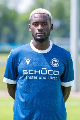 Merveille Biankadi DSC Arminia Bielefeld 3 Liga, portrait date 2024 2025