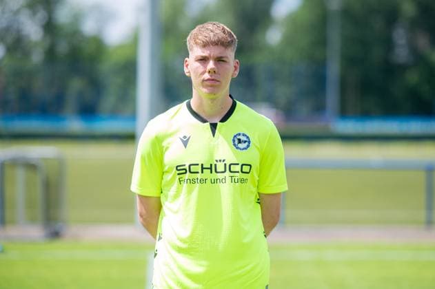 Leo Oppermann DSC Arminia Bielefeld 3 Liga, portrait date 2024 2025