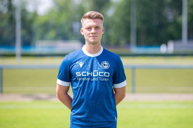 Leon Schneider DSC Arminia Bielefeld 3 Liga, portrait date 2024 2025