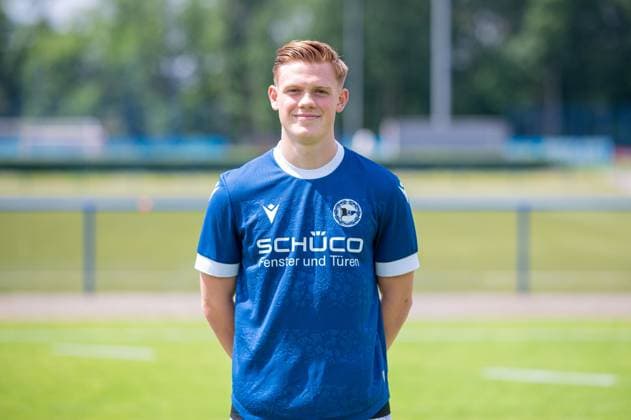 Henrik Koch DSC Arminia Bielefeld 3 Liga, portrait date 2024 2025