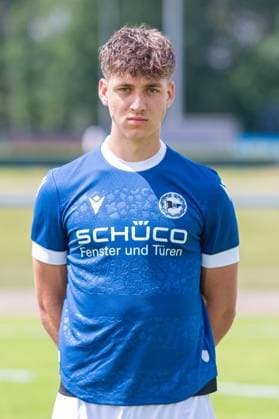 Max Lippert DSC Arminia Bielefeld 3 Liga, portrait date 2024 2025