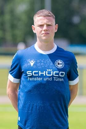 Justin Lukas DSC Arminia Bielefeld 3 Liga, portrait date 2024 2025