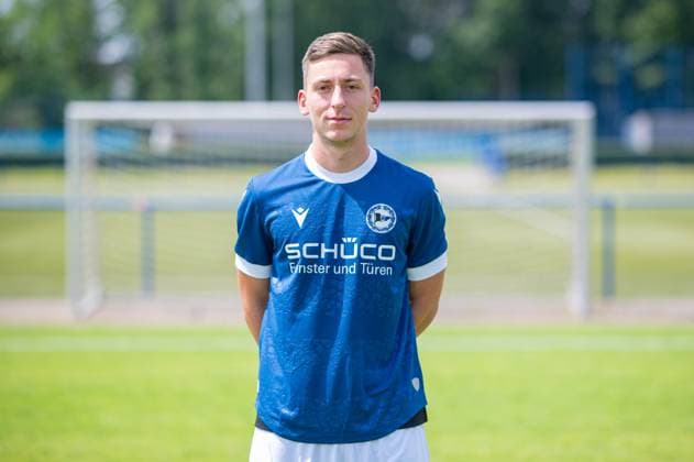 Marius Wörl DSC Arminia Bielefeld 3 Liga, portrait date 2024 2025