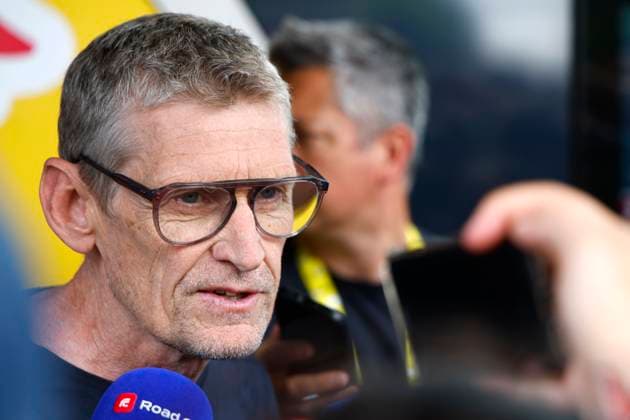 Tour de France 2024 - Stage 13 PAU, FRANCE - JULY 12 : Aldag Rolf (GER) Sports Director of BORA - hansgrohe during stage 13 of the 111th edition of the Tour de France 2024 cycling race, a stage of 165,3 km with start in Agen and finish in Pau on July 12, 2024 in Pau, France, 12 07 2024 Pau France  Copyright: xJanxDexMeuleneirx