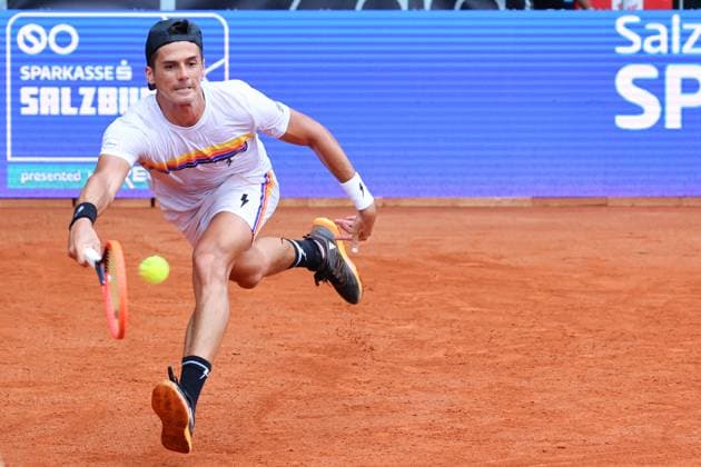 TENNIS - ATP, Tennis Herren Salzburg Open SALZBURG,AUSTRIA,12.JUL.24 - TENNIS - ATP Challenger, Salzburg Open. Image shows Federico Coria (ARG).  GEPAxpictures xDavidxGeieregger