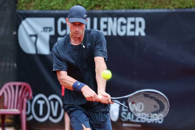 TENNIS - ATP, Tennis Herren Salzburg Open SALZBURG,AUSTRIA,12.JUL.24 - TENNIS - ATP Challenger, Salzburg Open. Image shows Alexander Ritschard (SUI).  GEPAxpictures xDavidxGeieregger
