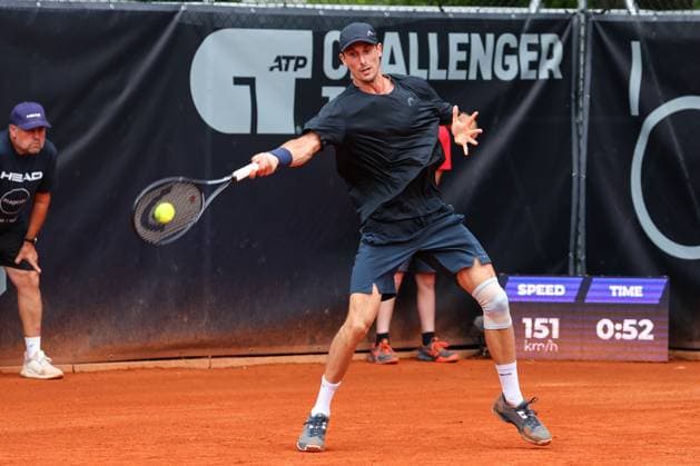 TENNIS - ATP, Tennis Herren Salzburg Open SALZBURG,AUSTRIA,12.JUL.24 - TENNIS - ATP Challenger, Salzburg Open. Image shows Alexander Ritschard (SUI).  GEPAxpictures xDavidxGeieregger