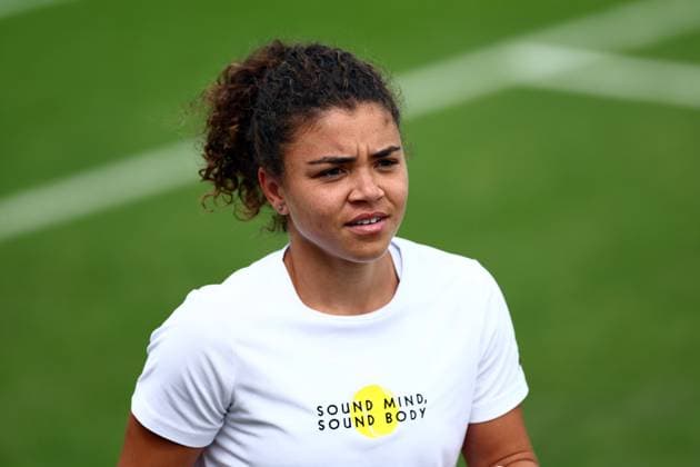 Jasmine Paolini practises Wimbledon Tennis Championships, Day 12, The All England Lawn Tennis and Croquet Club, London, UK - 12 Jul 2024  Copyright: xJamesxMarsh Shutterstockx 14581884c