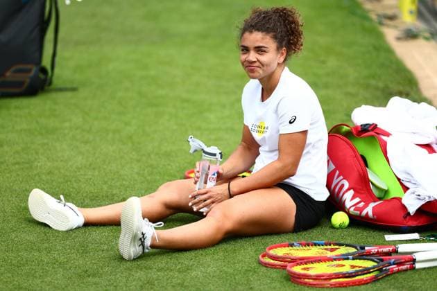 Jasmine Paolini practises Wimbledon Tennis Championships, Day 12, The All England Lawn Tennis and Croquet Club, London, UK - 12 Jul 2024  Copyright: xJamesxMarsh Shutterstockx 14581884h