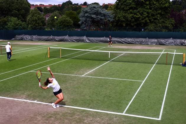 Jasmine Paolini practises Wimbledon Tennis Championships, Day 12, The All England Lawn Tennis and Croquet Club, London, UK - 12 Jul 2024  Copyright: xJamesxMarsh Shutterstockx 14581884ae