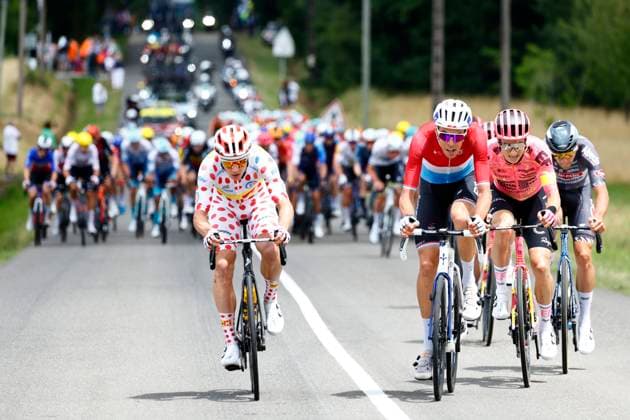 Tour de France 2024 - Stage 13 PAU, FRANCE - JULY 12 : Abrahamsen Jonas (NOR) of Uno-X Mobility during stage 13 of the 111th edition of the Tour de France 2024 cycling race, a stage of 165,3 km with start in Agen and finish in Pau on July 12, 2024 in Pau, France, 12 07 2024 Pau France  Copyright: xJanxDexMeuleneirx
