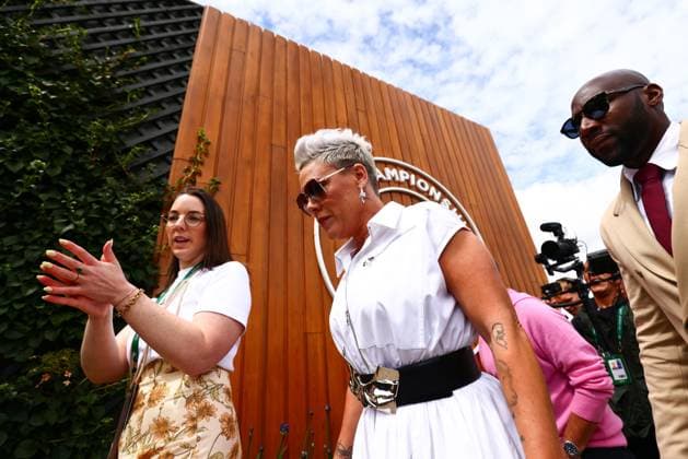 Pink Wimbledon Tennis Championships, Day 12, The All England Lawn Tennis and Croquet Club, London, UK - 12 Jul 2024  Copyright: xJamesxMarsh Shutterstockx 14581884am
