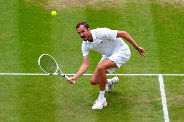 Daniil Medvedev during his semi final match Wimbledon Tennis Championships, Day 12, The All England Lawn Tennis and Croquet Club, London, UK - 12 Jul 2024  Copyright: xJavierxGarcia Shutterstockx 14581882u