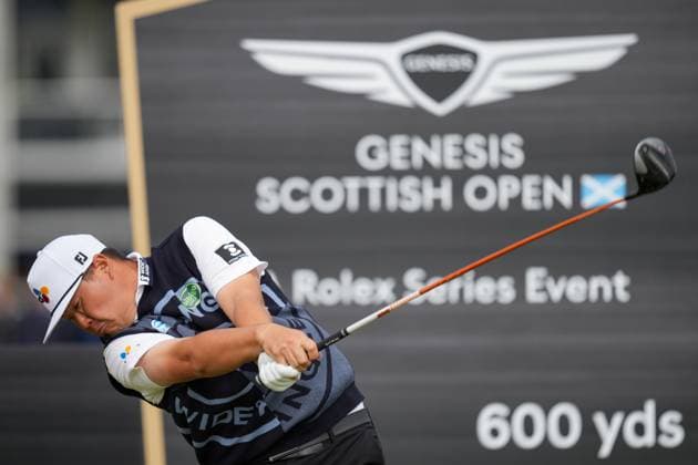 Sungjae Im (KOR). Genesis Scottish Open, Day 2, Golf, Renaissance Club, North Berwick, UK - 12 July 2024  Copyright: xStuartxWallace Shutterstockx 14576915z