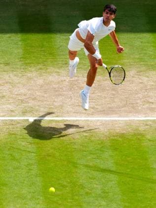 Carlos Alcaraz during his semi final match Wimbledon Tennis Championships, Day 12, The All England Lawn Tennis and Croquet Club, London, UK - 12 Jul 2024  Copyright: xJavierxGarcia Shutterstockx 14581882aw