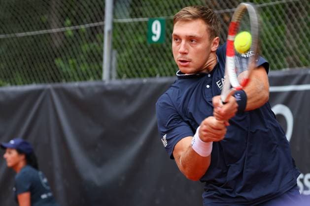 TENNIS - ATP, Tennis Herren Salzburg Open SALZBURG,AUSTRIA,12.JUL.24 - TENNIS - ATP Challenger, Salzburg Open. Image shows Hamad Medjedovic (SRB).  GEPAxpictures xDavidxGeieregger