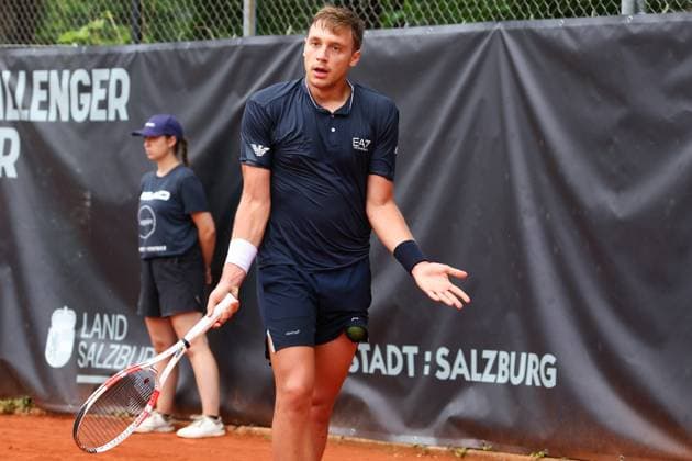 TENNIS - ATP, Tennis Herren Salzburg Open SALZBURG,AUSTRIA,12.JUL.24 - TENNIS - ATP Challenger, Salzburg Open. Image shows Hamad Medjedovic (SRB).  GEPAxpictures xDavidxGeieregger