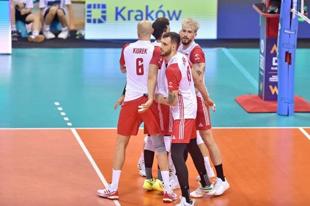2024.07.12 Krakow Siatkowka mezczyzn, turniej towarzyski, XXI Memorial Huberta Jerzego Wagnera Polska - Egipt N z Siatkarze reprezentacji Polski Foto Krzysztof Porebski PressFocus 2024.07.12 Krakow Volleyball men, 21. Hubert Jerzy Wagner Memorial friendly tournament Poland - Egypt Siatkarze reprezentacji Polski Credit: Krzysztof Porebski PressFocus NEWSPIX.PL --- Newspix.pl  20240712PF_KP00041