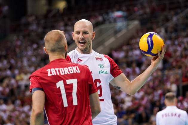 12.07.2024 KRAKOW UL. LEMA 7 ( POLAND ) SIATKOWKA MEZCZYZN ( MEN S VOLLEYBALL ) XXI MEMORIAL HUBERTA JERZEGO WAGNERA MECZ POLSKA - EGIPT ( GAME POLAND - EGYPT ) NZ ALEKSANDER SLIWKA BARTOSZ KUREK EMOCJE ( EMOTIONS ) RADOSC ( JOY ) FOTO BORYS GOGULSKI CYFRASPORT NEWSPIX.PL --- Newspix.pl  20240712_CSBG_0012
