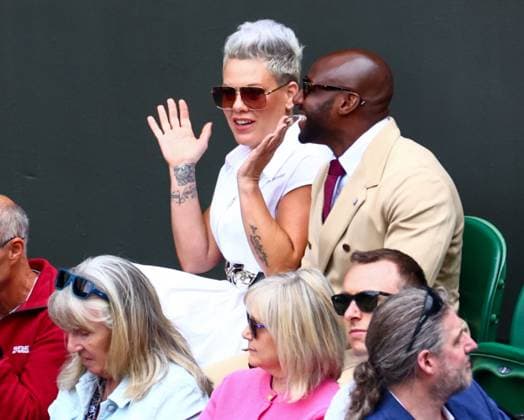 Pink watching the action on Centre Court Wimbledon Tennis Championships, Day 12, The All England Lawn Tennis and Croquet Club, London, UK - 12 Jul 2024  Copyright: xJamesxMarsh Shutterstockx 14581884db