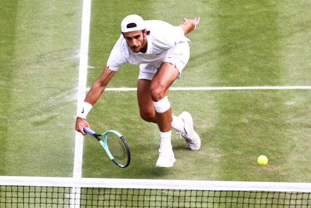 Tennis, Wimbledon, Day 12, Lorenzo Musetti Novak Djokovic