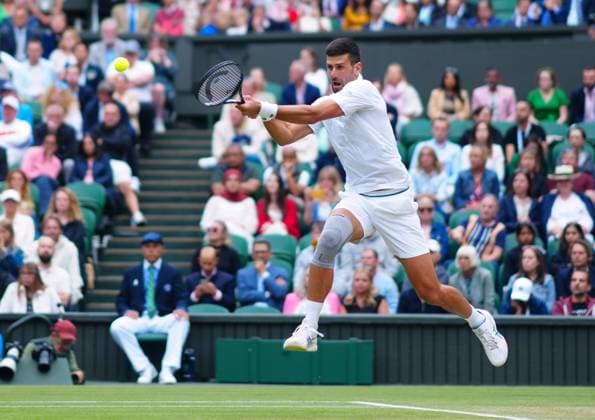 Novak Djokovic during his semi final match Wimbledon Tennis Championships, Day 12, The All England Lawn Tennis and Croquet Club, London, UK - 12 Jul 2024  Copyright: xJavierxGarcia Shutterstockx 14581882ho