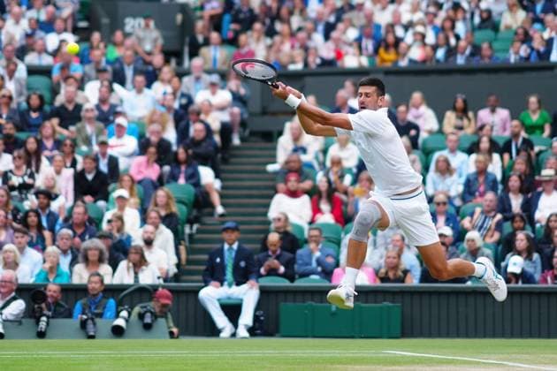 Novak Djokovic during his semi final match Wimbledon Tennis Championships, Day 12, The All England Lawn Tennis and Croquet Club, London, UK - 12 Jul 2024  Copyright: xJavierxGarcia Shutterstockx 14581882hn