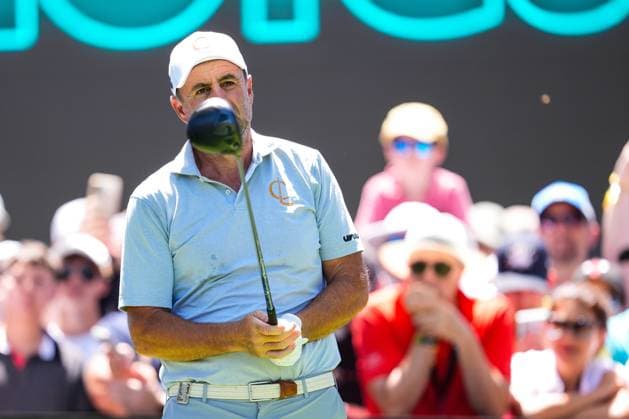 July 12, 2024, Cadiz, Cadiz, SPAIN: Richard Bland of Cleeks team looks on during day one of the LIV Golf Andalucia at Golf Club Royal of Valderrama on July 12, 2024 in Cadiz, Spain. Cadiz SPAIN - ZUMAa181 20240712_zaa_a181_092 Copyright: xJoaquinxCorcherox