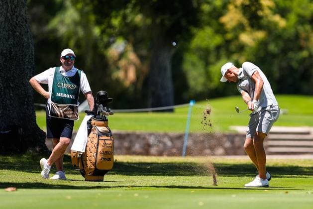 July 12, 2024, Cadiz, Cadiz, SPAIN: Adrian Meronk of Cleeks team in action during day one of the LIV Golf Andalucia at Golf Club Royal of Valderrama on July 12, 2024 in Cadiz, Spain. Cadiz SPAIN - ZUMAa181 20240712_zaa_a181_157 Copyright: xJoaquinxCorcherox