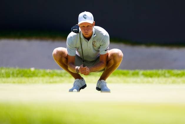 July 12, 2024, Cadiz, Cadiz, SPAIN: Adrian Meronk of Cleeks team looks on during day one of the LIV Golf Andalucia at Golf Club Royal of Valderrama on July 12, 2024 in Cadiz, Spain. Cadiz SPAIN - ZUMAa181 20240712_zaa_a181_176 Copyright: xJoaquinxCorcherox