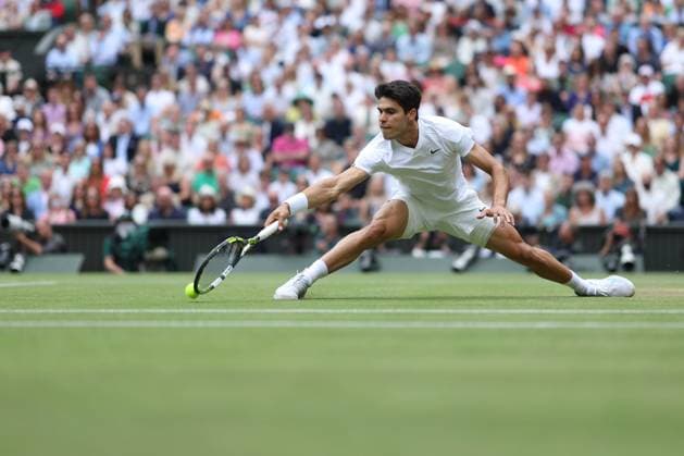 Carlos Alcaraz defeated Daniil Medvedev TENNIS : Wimbledon 2024 -12 07 2024 AntoineCouvercelle Panoramic 