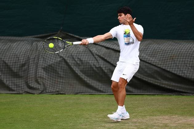 Tennis, Wimbledon, Day 13, Training