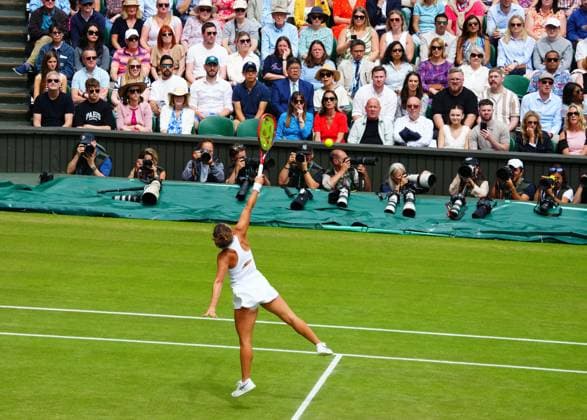 Jasmine Paolini during the Ladies Singles Final Wimbledon Tennis Championships, Day 13, The All England Lawn Tennis and Croquet Club, London, UK - 13 Jul 2024  Copyright: xJavierxGarcia Shutterstockx 14584798af