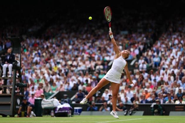 Jasmine Paolini during the Ladies Singles Final Wimbledon Tennis Championships, Day 13, The All England Lawn Tennis and Croquet Club, London, UK - 13 Jul 2024  Copyright: xEllaxLing Shutterstockx 14584811h