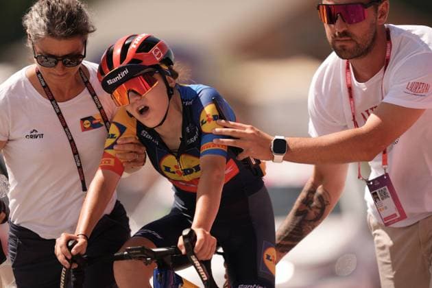 Bilder des Jahres 2024, Sport 07 Juli Sport Themen der Woche KW28 Sport Bilder des Tages Realini Gaia (Lidl - Trek Team) the 7th stage of the Giro d& x2019;Italia Women, from Lanciano to Blockhaus Italy Saturday, July 13, 2024. - cycling .  Copyright: xMassimoxPaolonex xLaPressex