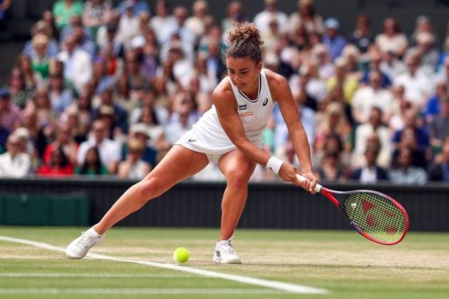 Jasmine Paolini during the Ladies Singles Final Wimbledon Tennis Championships, Day 13, The All England Lawn Tennis and Croquet Club, London, UK - 13 Jul 2024  Copyright: xEllaxLing Shutterstockx 14584811ab