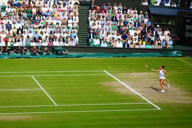 Jasmine Paolini during the Ladies Singles Final Wimbledon Tennis Championships, Day 13, The All England Lawn Tennis and Croquet Club, London, UK - 13 Jul 2024  Copyright: xJavierxGarcia Shutterstockx 14584798bj