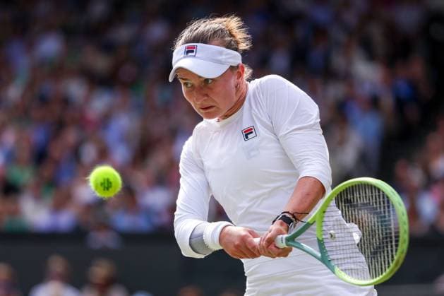 Barbora Krejcikova during the Ladies Singles Final Wimbledon Tennis Championships, Day 13, The All England Lawn Tennis and Croquet Club, London, UK - 13 Jul 2024  Copyright: xEllaxLing Shutterstockx 14584811ao