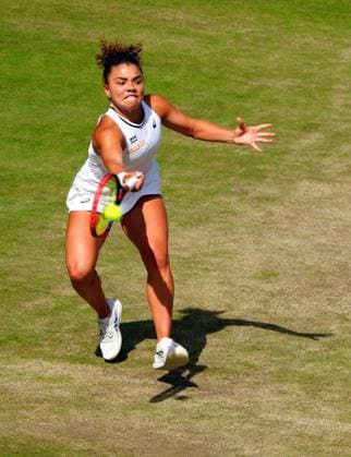 Jasmine Paolini during the Ladies Singles Final Wimbledon Tennis Championships, Day 13, The All England Lawn Tennis and Croquet Club, London, UK - 13 Jul 2024  Copyright: xJavierxGarcia Shutterstockx 14584798bv