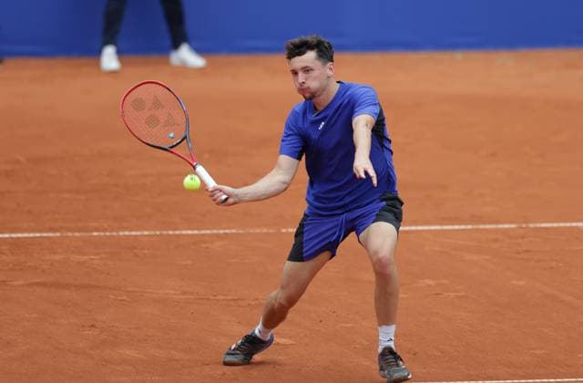 Tennis Men ATP, Tennis Men Tour 500 European Open Hamburg, Hamburg Open ATP 500 2024 Qualifying Round , 13 07 2024, Max Hans Rehberg GER plays a forehand Copyright: FernandoxSoares