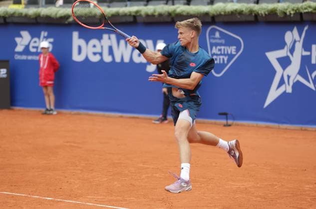 Tennis Men ATP, Tennis Men Tour 500 European Open Hamburg, Hamburg Open ATP 500 2024 Qualifying Round , 13 07 2024, Marvin Moeller GER plays a forehand Copyright: FernandoxSoares
