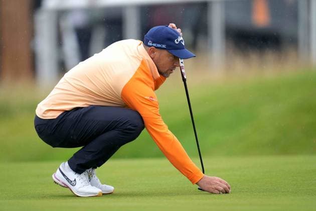 Alex Noren (SWE) on the 6th green. Genesis Scottish Open, Day 3, Golf, Renaissance Club, North Berwick, UK - 13 July 2024  Copyright: xStuartxWallace Shutterstockx 14576917aj