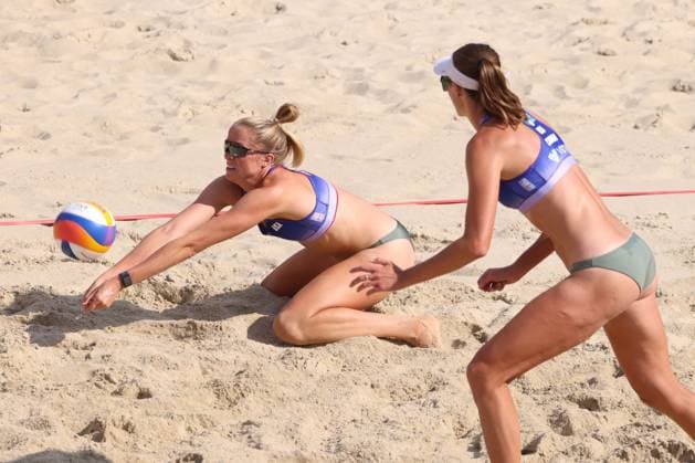 BEACHVOLLEYBALL - Beach Pro Vienna VIENNA,AUSTRIA,13.JUL.24 - Beach volleyball, Beachvolleyball - A1 Beach Pro Vienna. Image shows Megan Kraft (USA).  GEPAxpictures xMathiasxMandl
