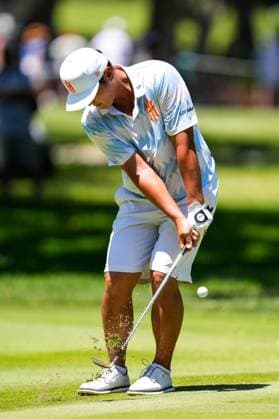 July 13, 2024, Cadiz, Cadiz, SPAIN: Danny Lee of Iron Heads team in action during day two of the LIV Golf Andalucia at Golf Club Royal of Valderrama on July 13, 2024 in Cadiz, Spain. Cadiz SPAIN - ZUMAa181 20240713_zaa_a181_037 Copyright: xJoaquinxCorcherox
